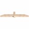Ekena Millwork Eugene Smooth Timber Gable Bracket, Douglas Fir, 84"W x 17"H x 5 1/2"D x 5 1/2"F, 5/12 Pitch GBW084X17X0606EUG00SDF - alternate 2